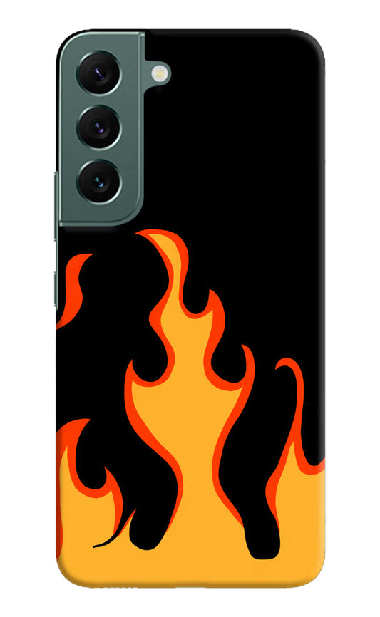 Fired Up – Black Samsung S22 Hard Case Back Cover by Casekaro