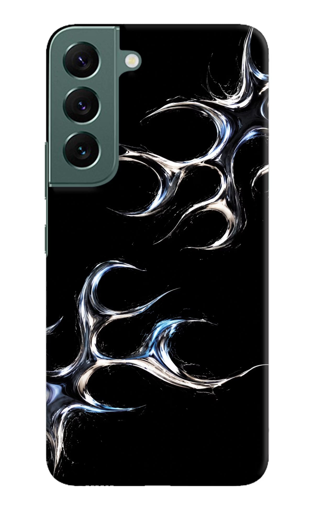 Chrome Tribal Samsung S22 Hard Case Back Cover by Casekaro