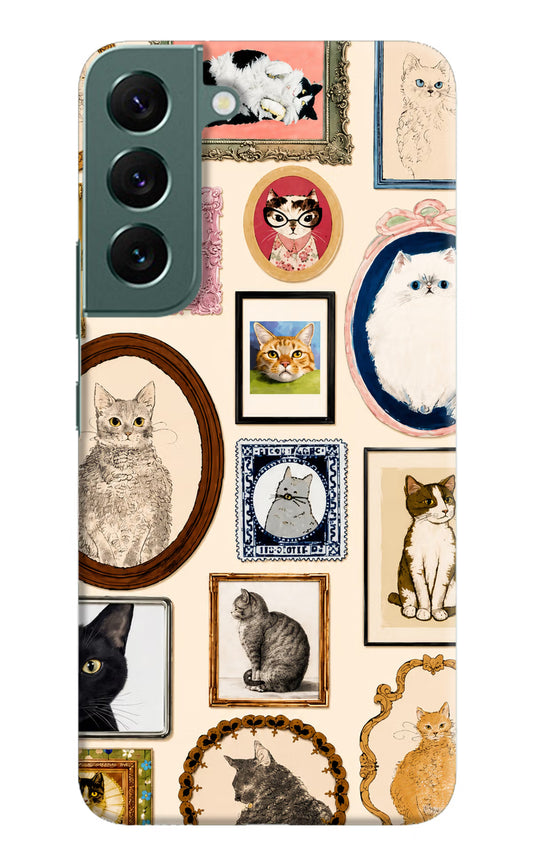 Mirror Cats Samsung S22 Hard Case Back Cover by Casekaro