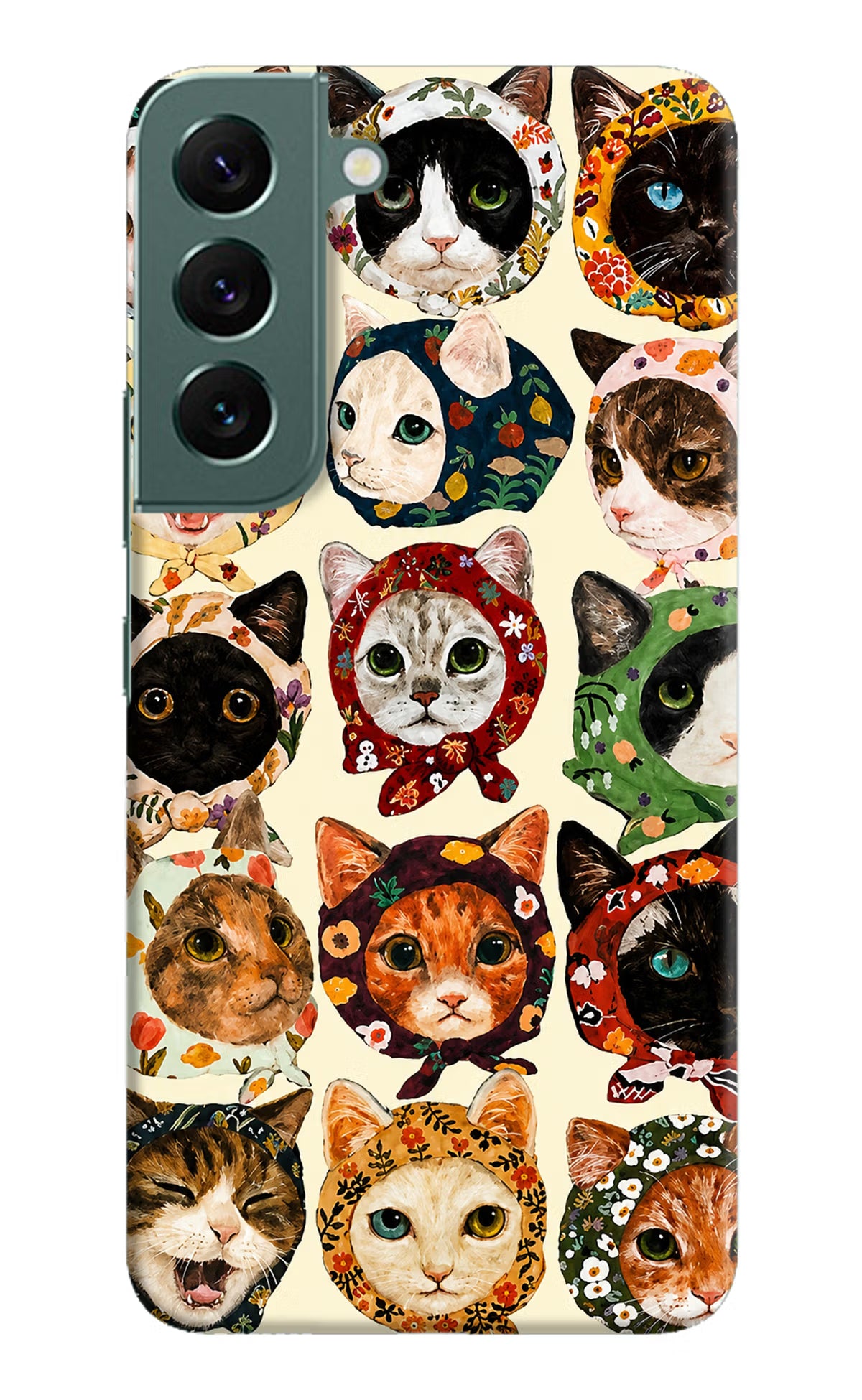 Cool Cat Samsung S22 Back Cover