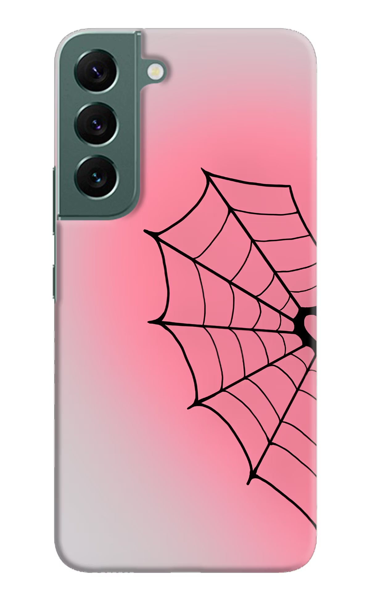 Pink Web Samsung S22 Back Cover