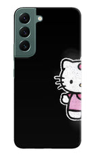 Kitty Charm Samsung S22 Hard Case Back Cover by Casekaro