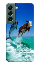 Dolphin vs Cow Samsung S22 Hard Case Back Cover by Casekaro