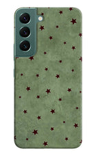 Green Stars Samsung S22 Hard Case Back Cover by Casekaro