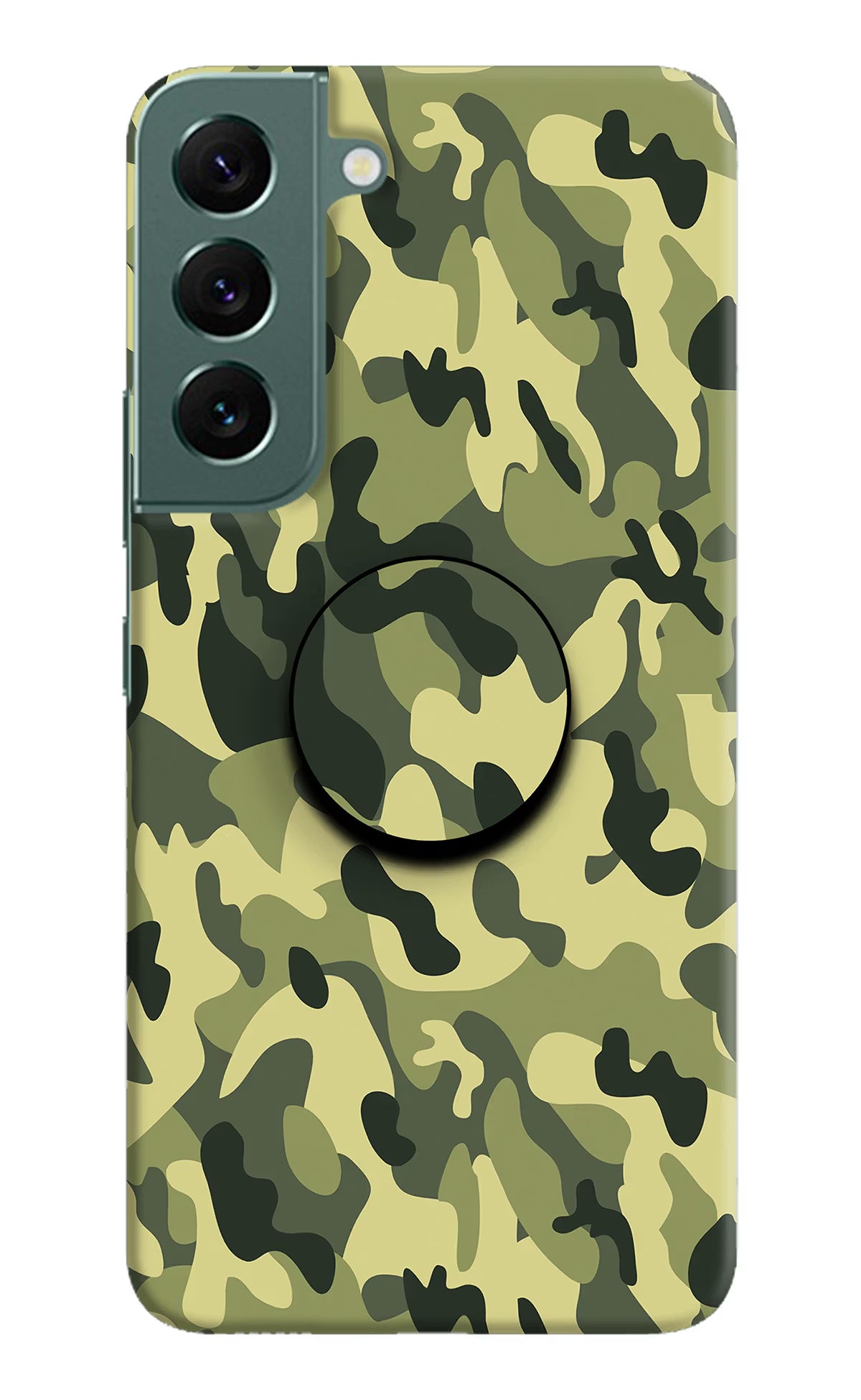 Camouflage Samsung S22 Pop Case by Casekaro