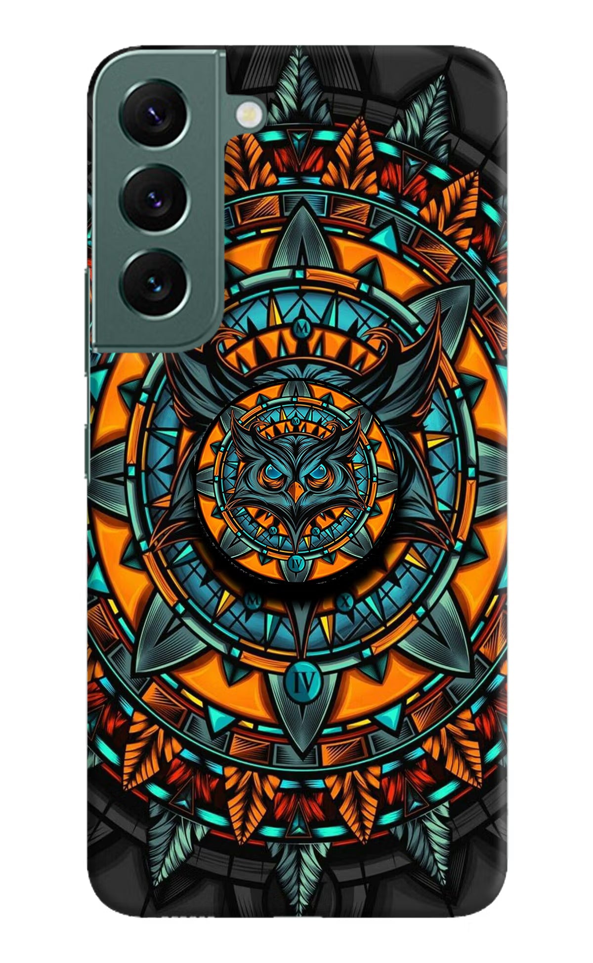 Angry Owl Samsung S22 Pop Case by Casekaro