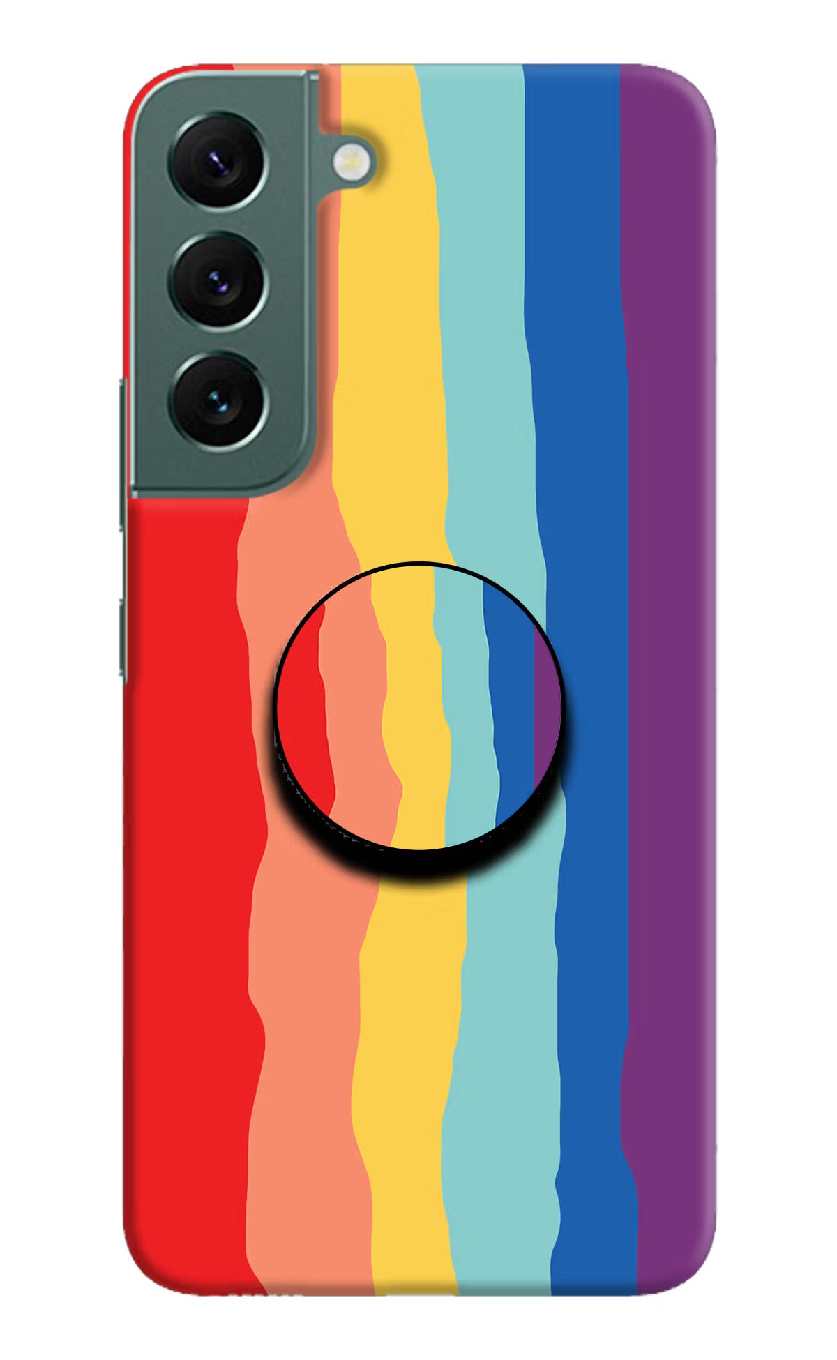 Rainbow Samsung S22 Pop Case by Casekaro