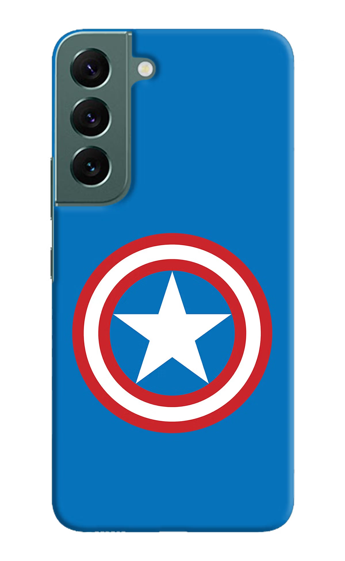 Captain America Logo Samsung S22 Plus Hard Case Back Cover by Casekaro