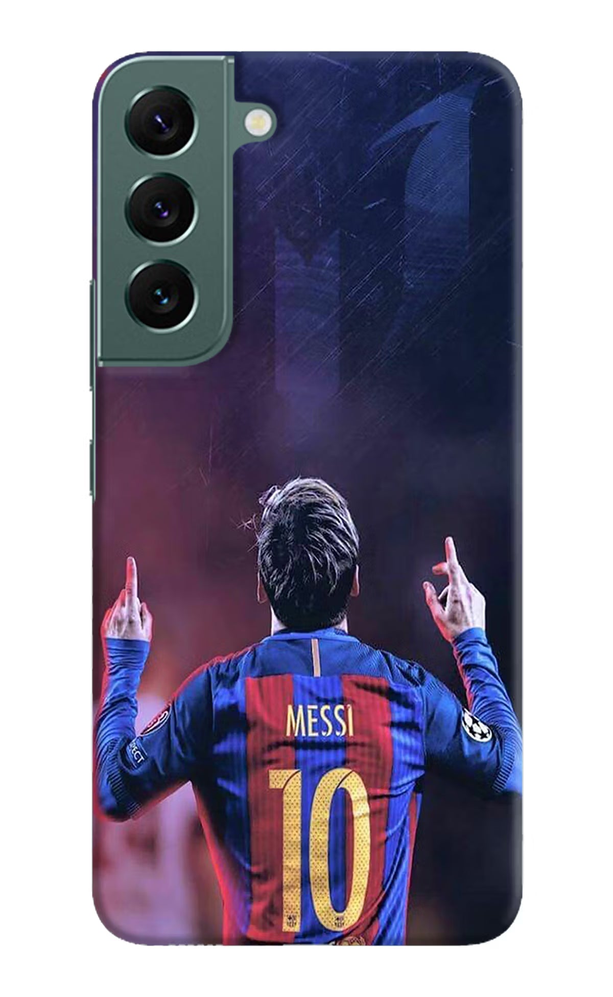 Messi Samsung S22 Plus Hard Case Back Cover by Casekaro
