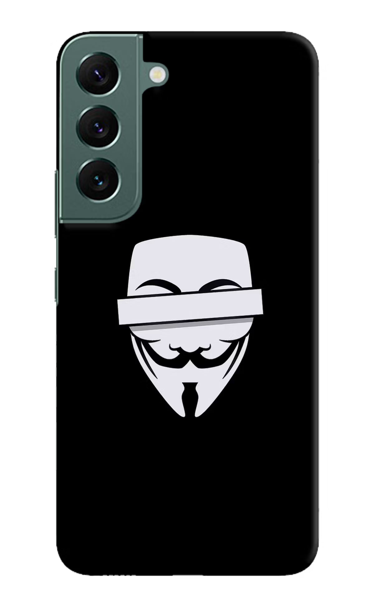 Anonymous Face Samsung S22 Plus Hard Case Back Cover by Casekaro