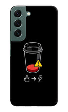 Coffee Samsung S22 Plus Hard Case Back Cover by Casekaro