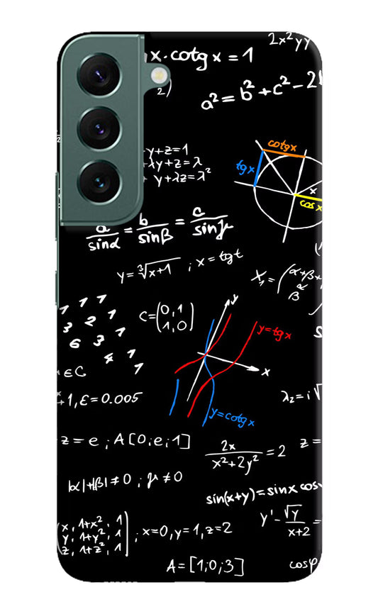 Mathematics Formula Samsung S22 Plus Hard Case Back Cover by Casekaro