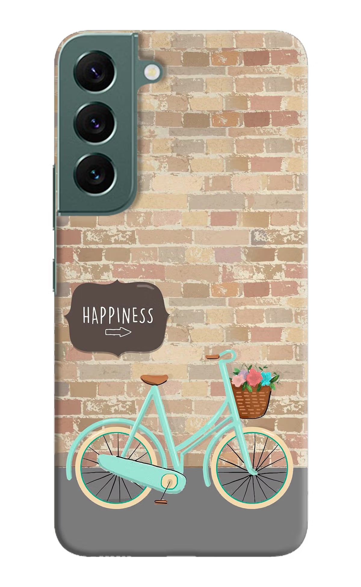 Happiness Artwork Samsung S22 Plus Hard Case Back Cover by Casekaro