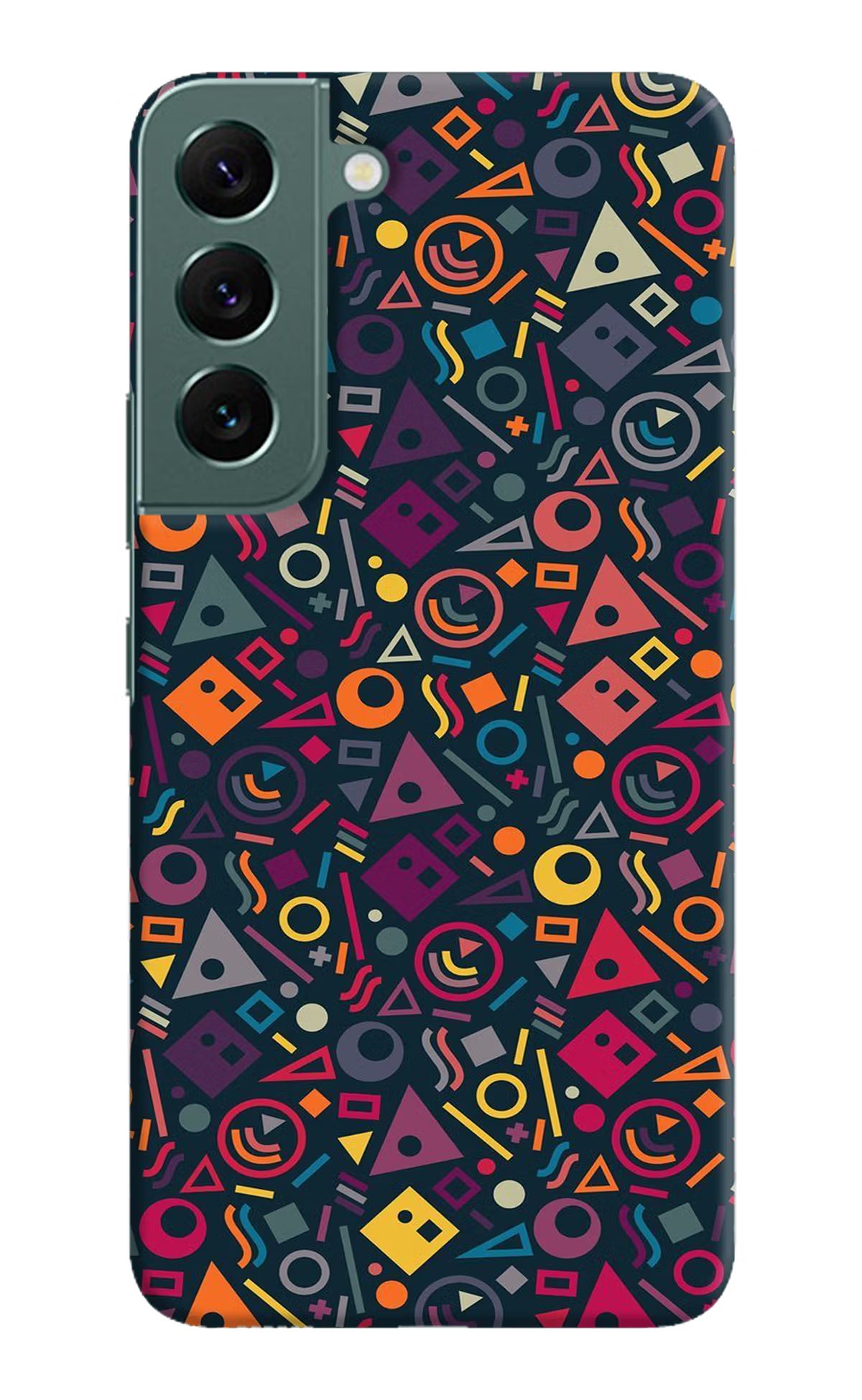 Geometric Abstract Samsung S22 Plus Hard Case Back Cover by Casekaro