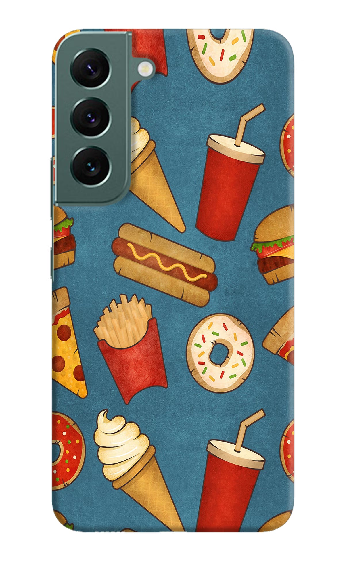 Foodie Samsung S22 Plus Hard Case Back Cover by Casekaro