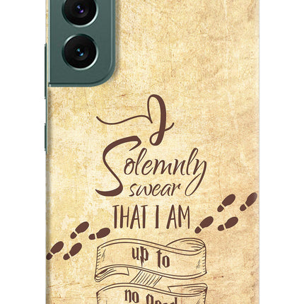 I Solemnly swear that i up to no good Samsung S22 Plus Hard Case Back Cover by Casekaro