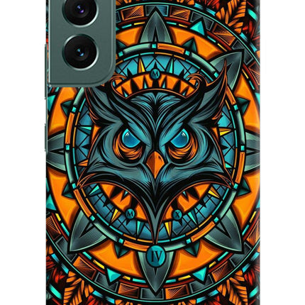 Angry Owl Art Samsung S22 Plus Hard Case Back Cover by Casekaro
