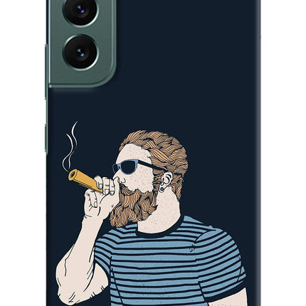 Smoking Samsung S22 Plus Hard Case Back Cover by Casekaro