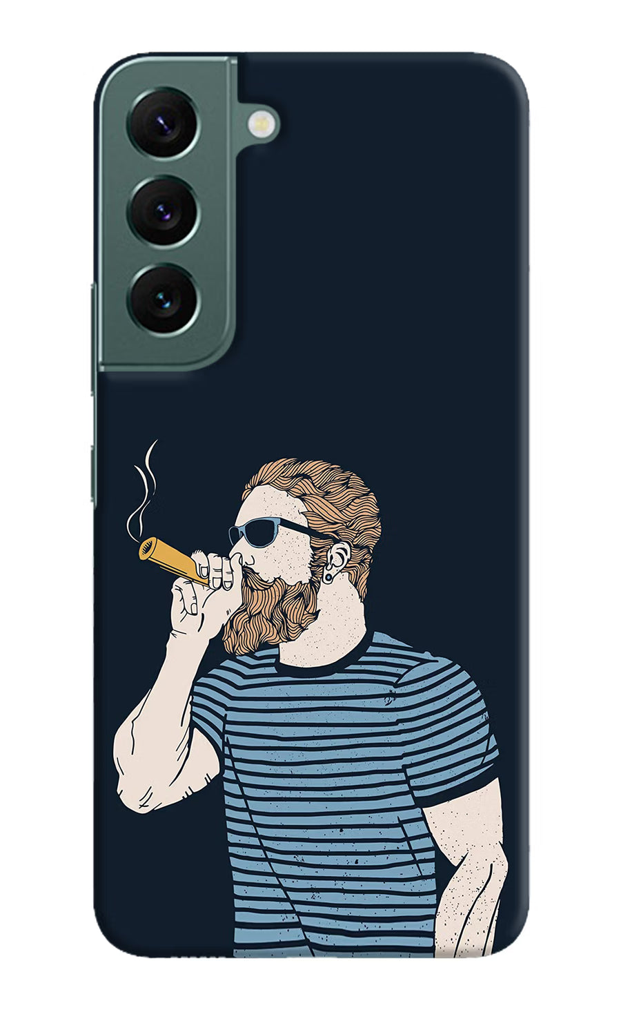 Smoking Samsung S22 Plus Back Cover, Hard case