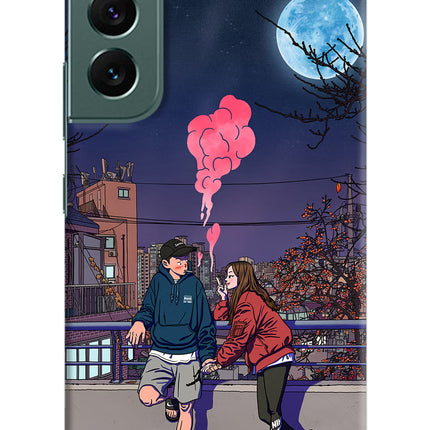 Chilling Couple Samsung S22 Plus Hard Case Back Cover by Casekaro