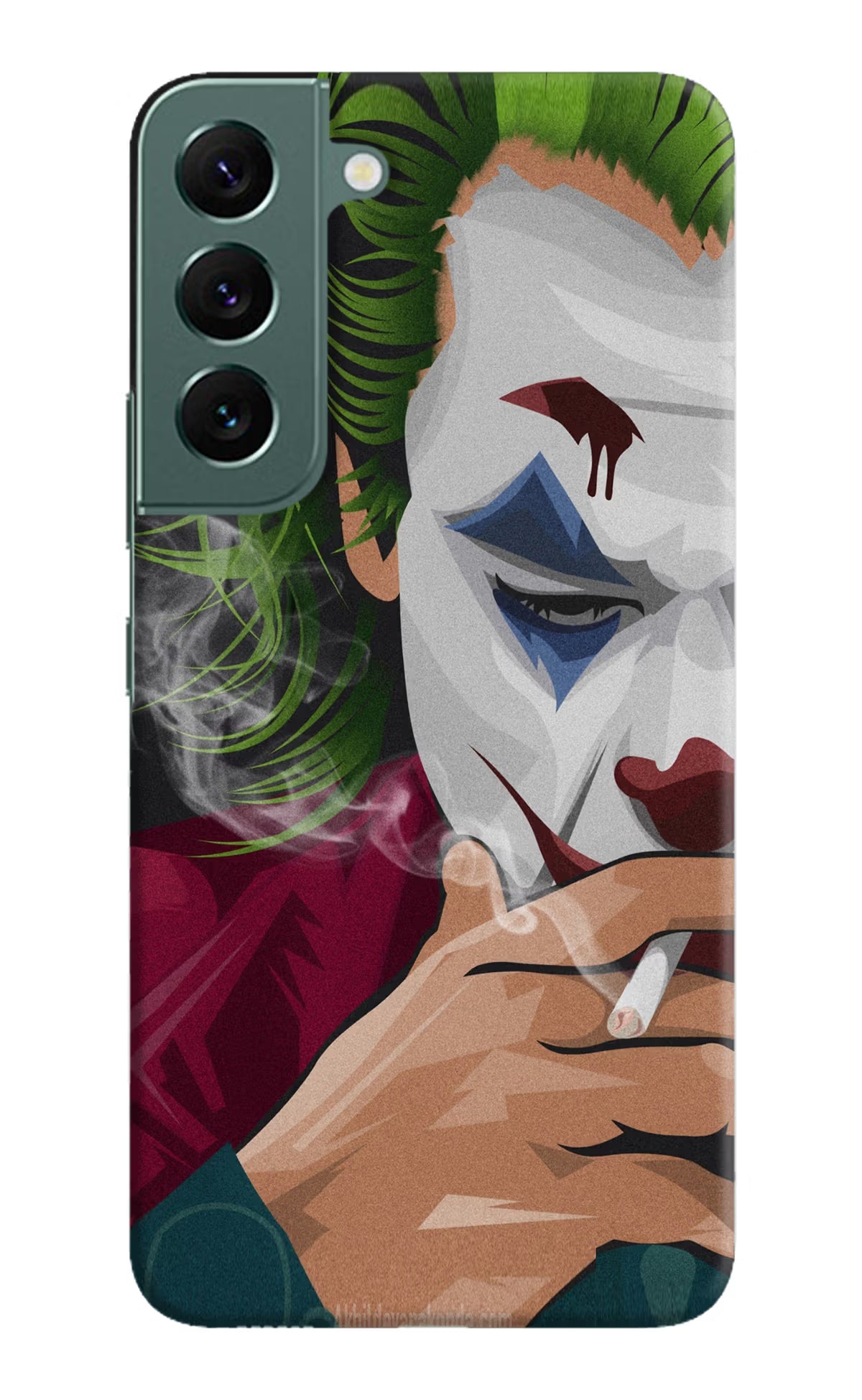 Joker Smoking Samsung S22 Plus Hard Case Back Cover by Casekaro