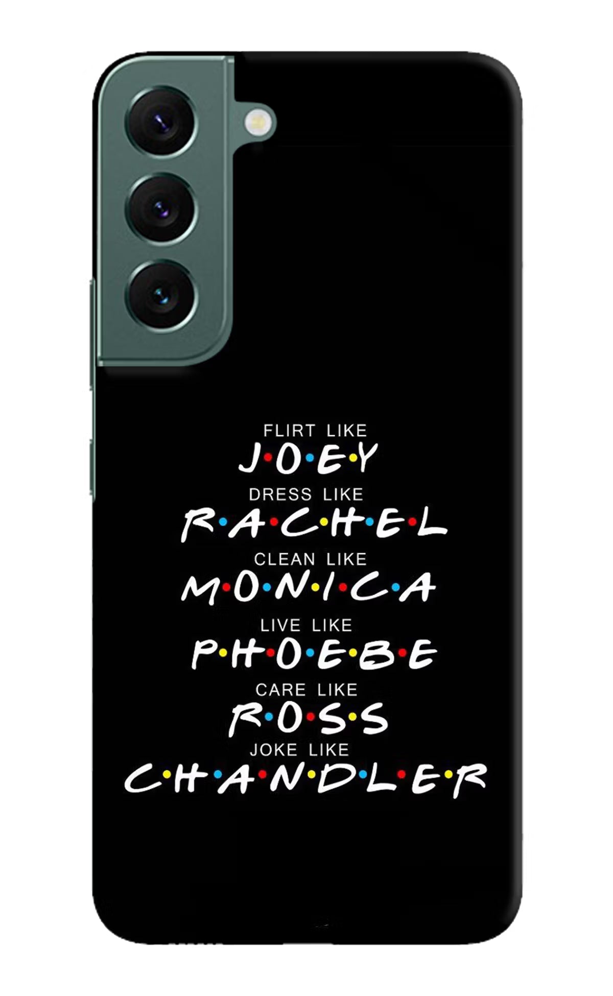 FRIENDS Character Samsung S22 Plus Hard Case Back Cover by Casekaro