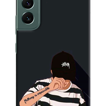 Aesthetic Boy Samsung S22 Plus Hard Case Back Cover by Casekaro