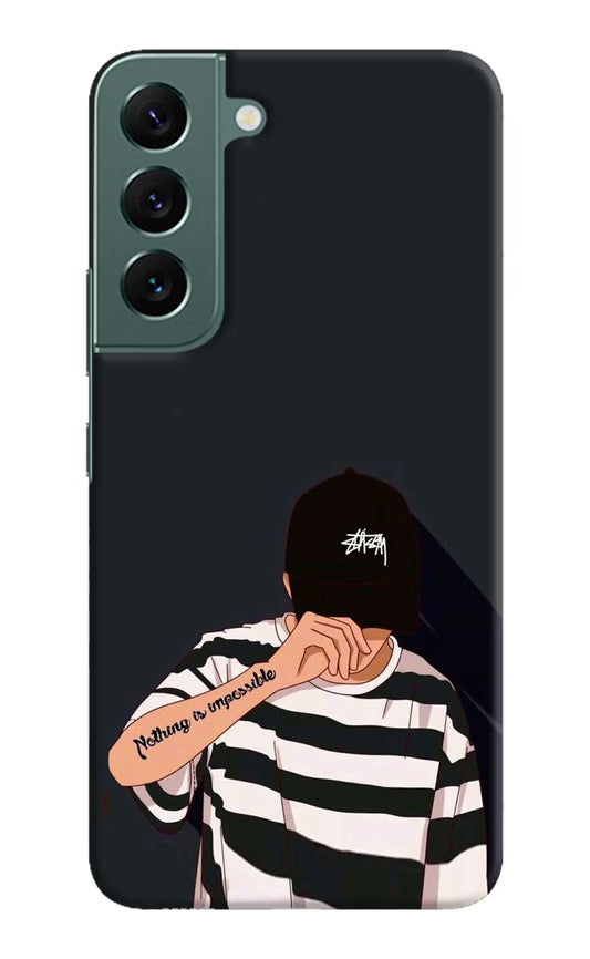 Aesthetic Boy Samsung S22 Plus Hard Case Back Cover by Casekaro