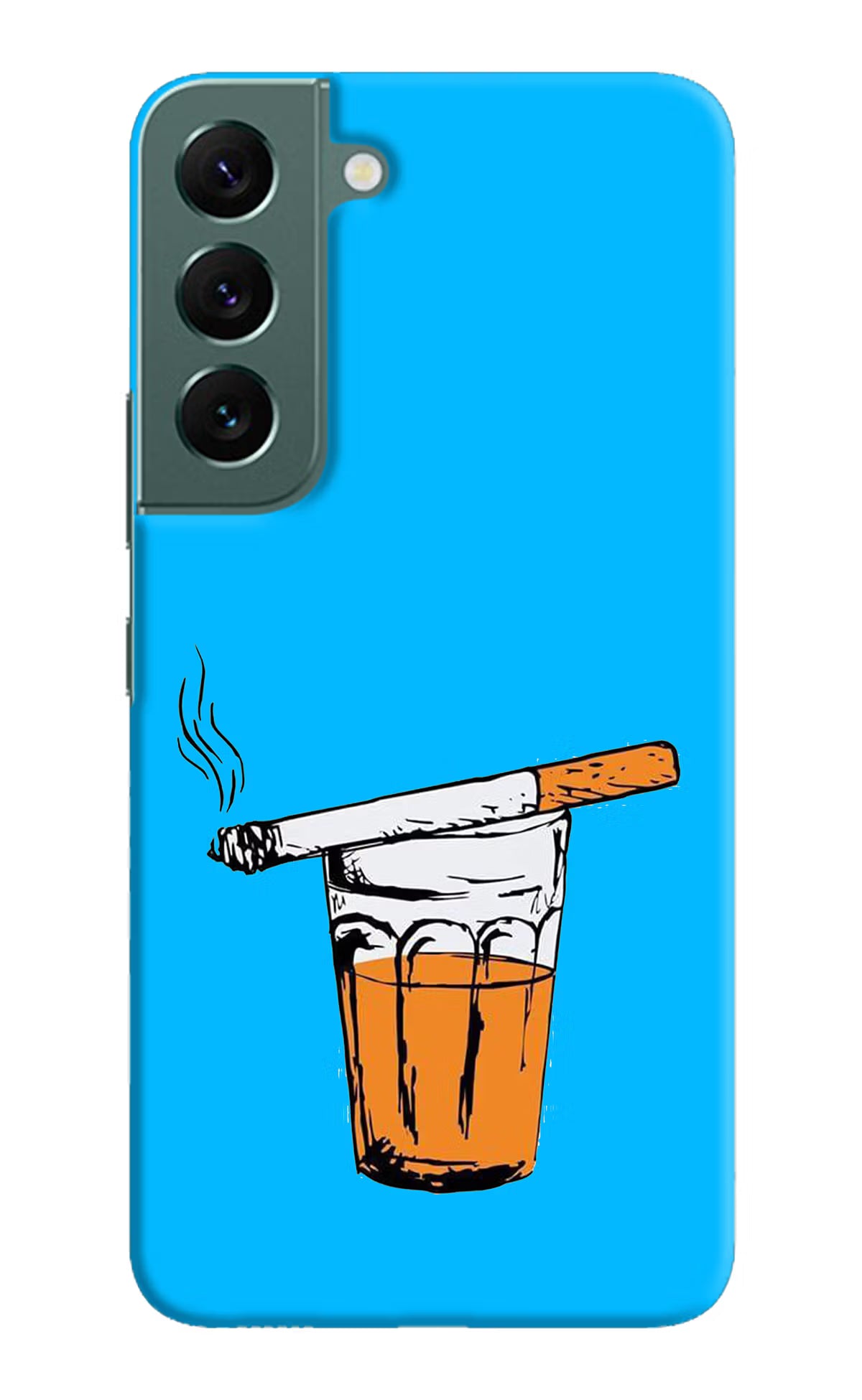 Chai Sutta Samsung S22 Plus Hard Case Back Cover by Casekaro