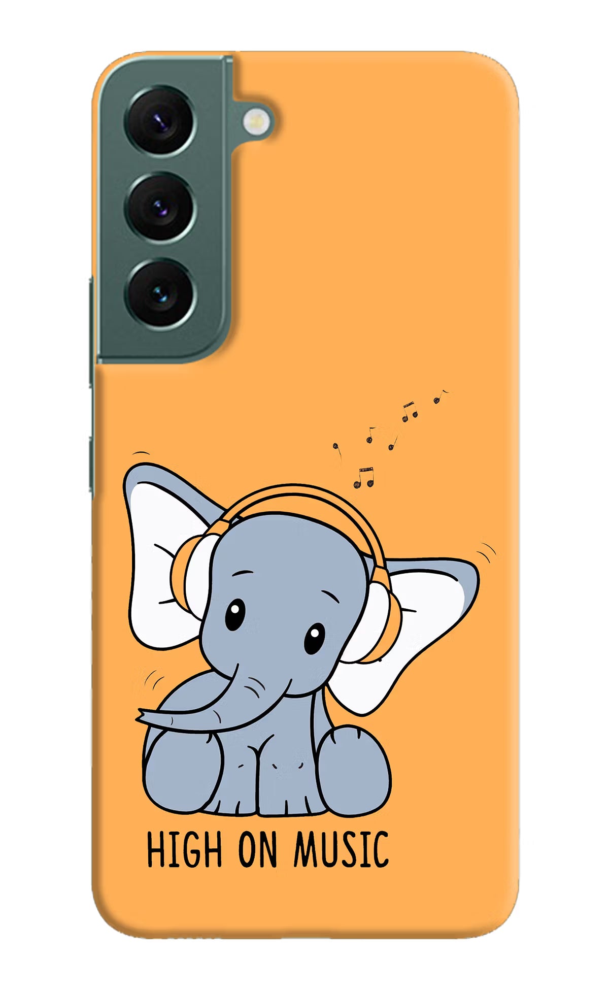 High On Music Samsung S22 Plus Hard Case Back Cover by Casekaro