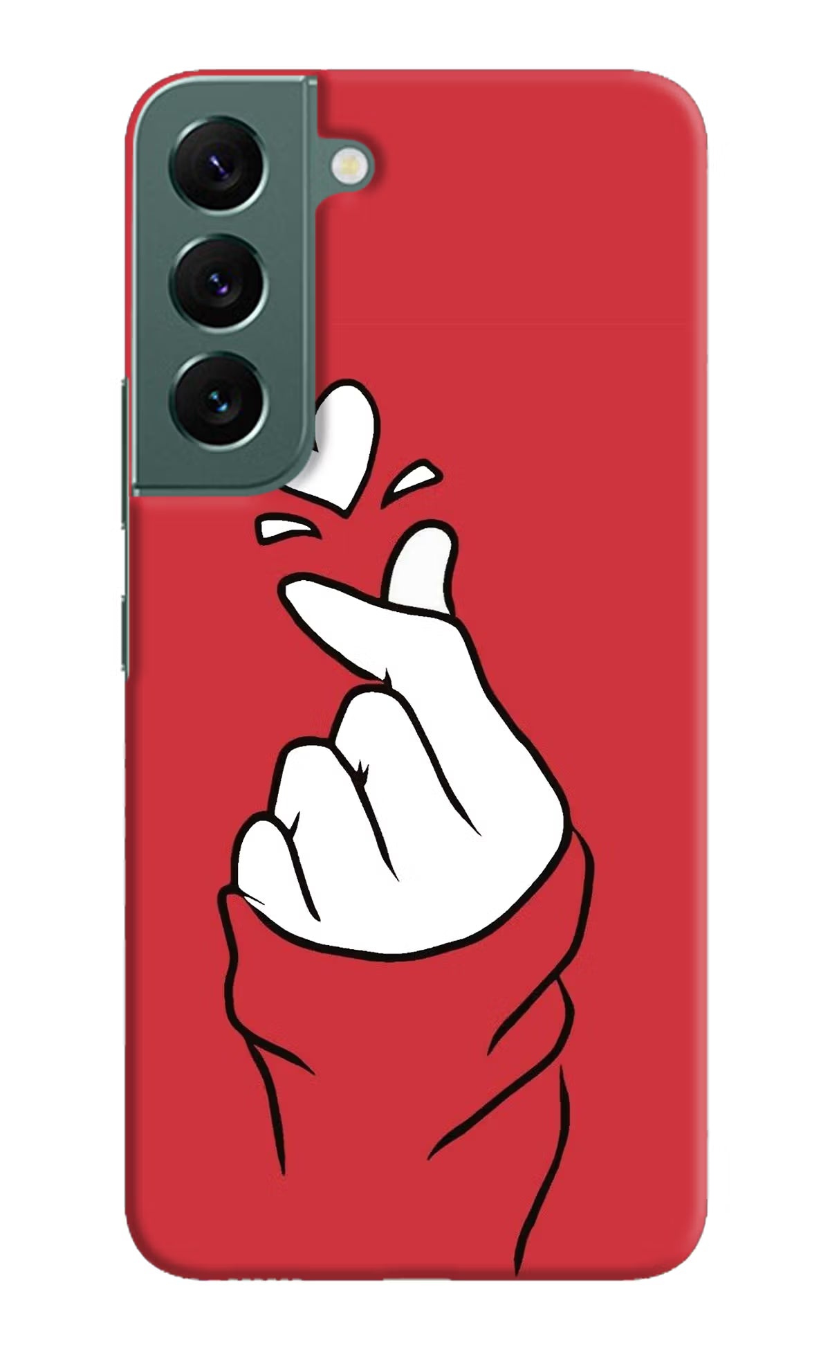 Korean Love Sign Samsung S22 Plus Hard Case Back Cover by Casekaro