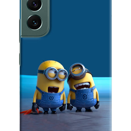 Minion Laughing Samsung S22 Plus Hard Case Back Cover by Casekaro