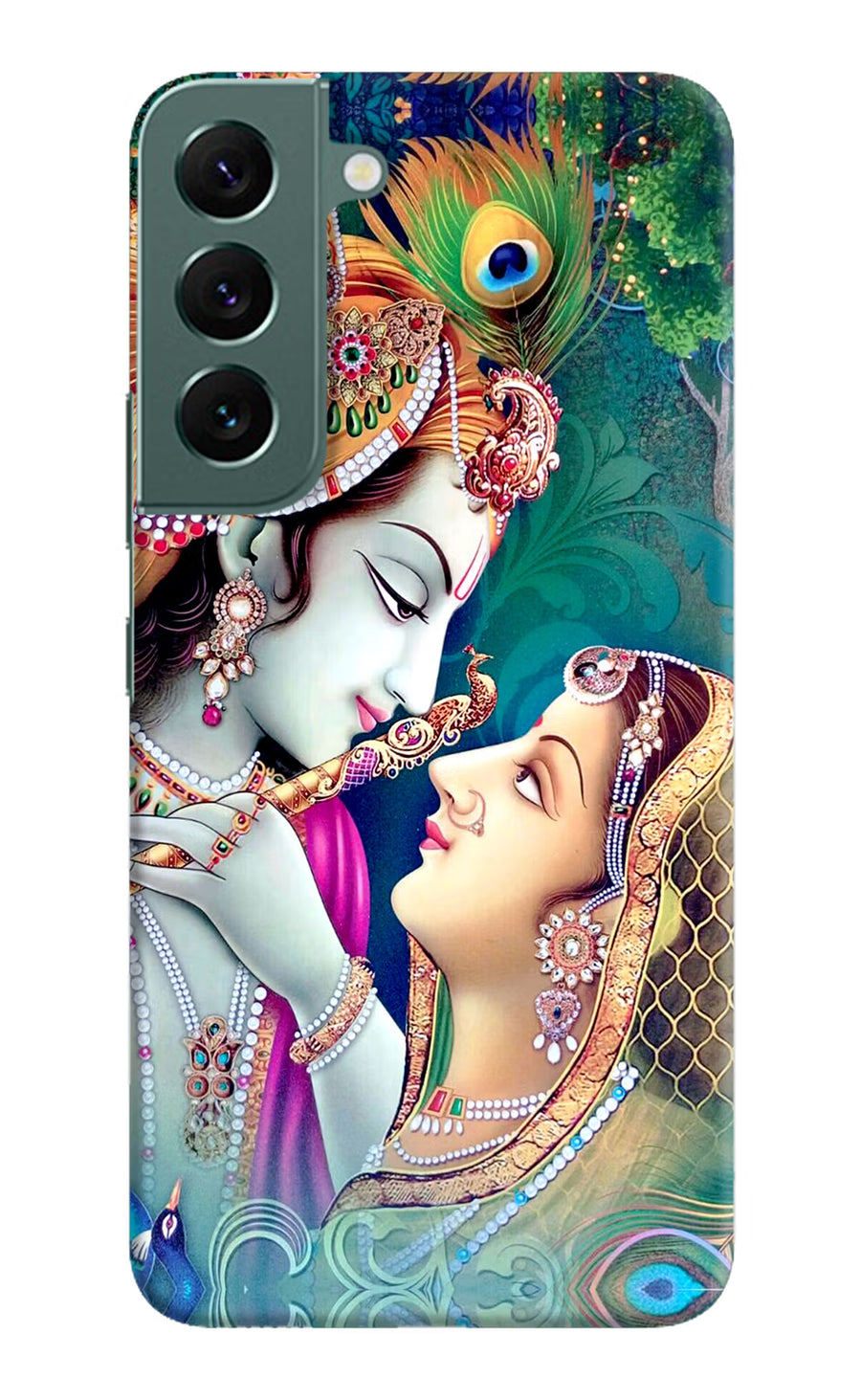 Lord Radha Krishna Samsung S22 Plus Back Cover, Hard case