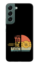 To the Moon Samsung S22 Plus Hard Case Back Cover by Casekaro