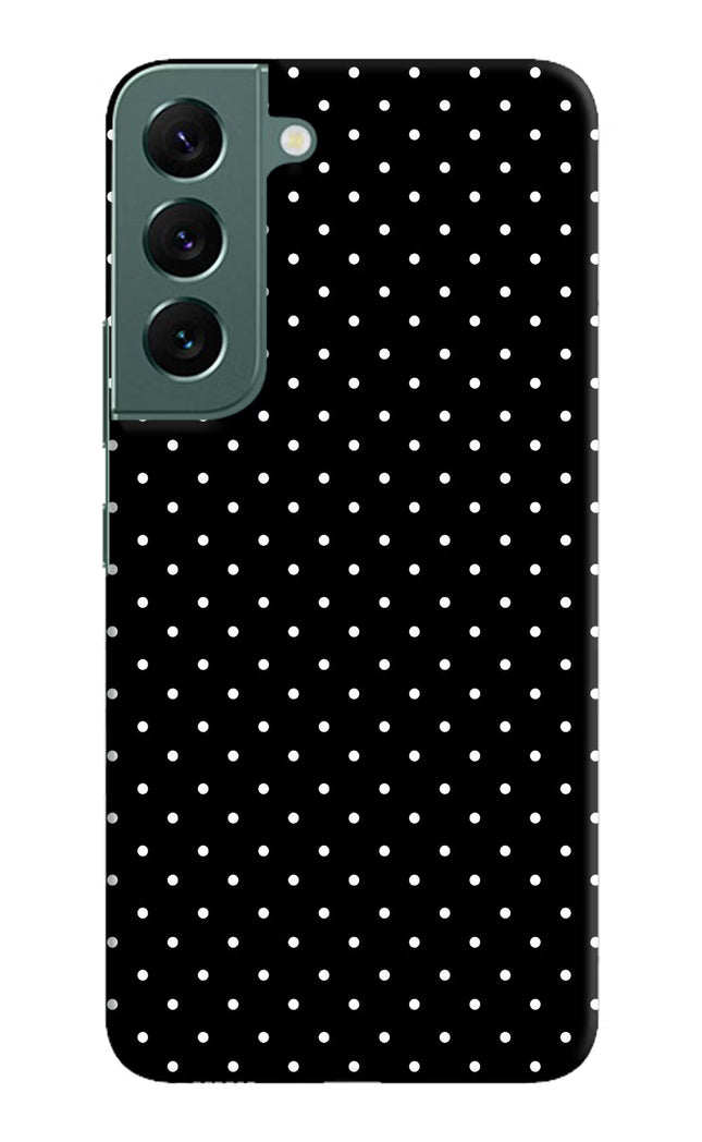 White Dots Samsung S22 Plus Hard Case Back Cover by Casekaro