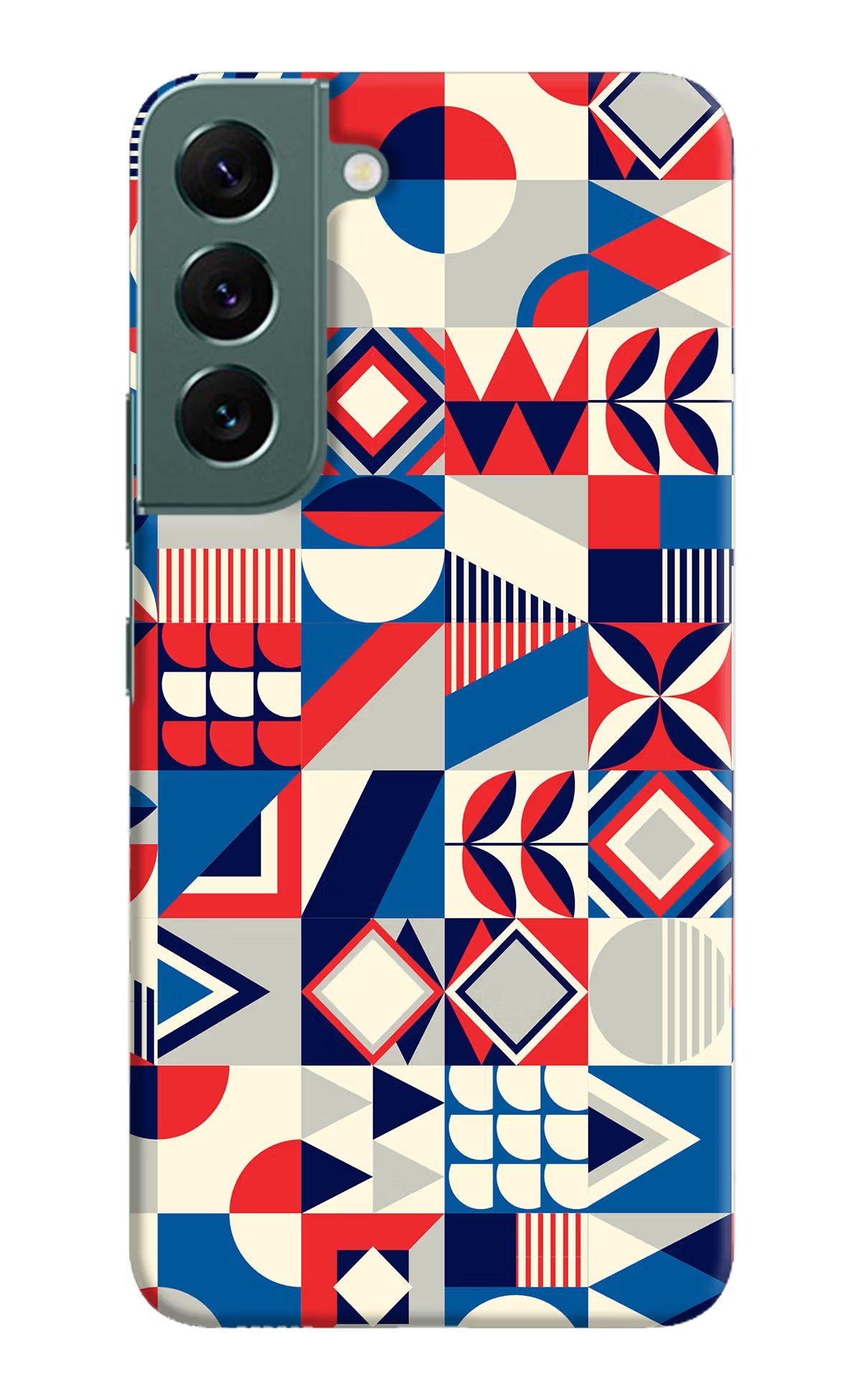 Colorful Pattern Samsung S22 Plus Hard Case Back Cover by Casekaro