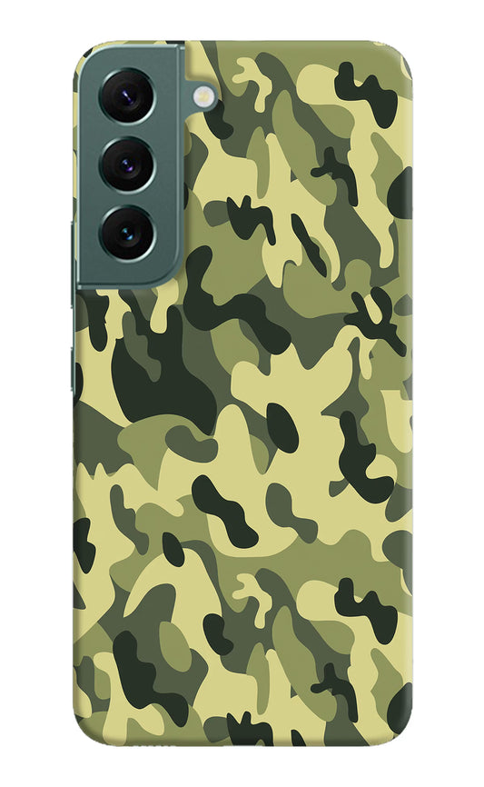 Camouflage Samsung S22 Plus Hard Case Back Cover by Casekaro