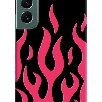 Fire Flames Samsung S22 Plus Hard Case Back Cover by Casekaro