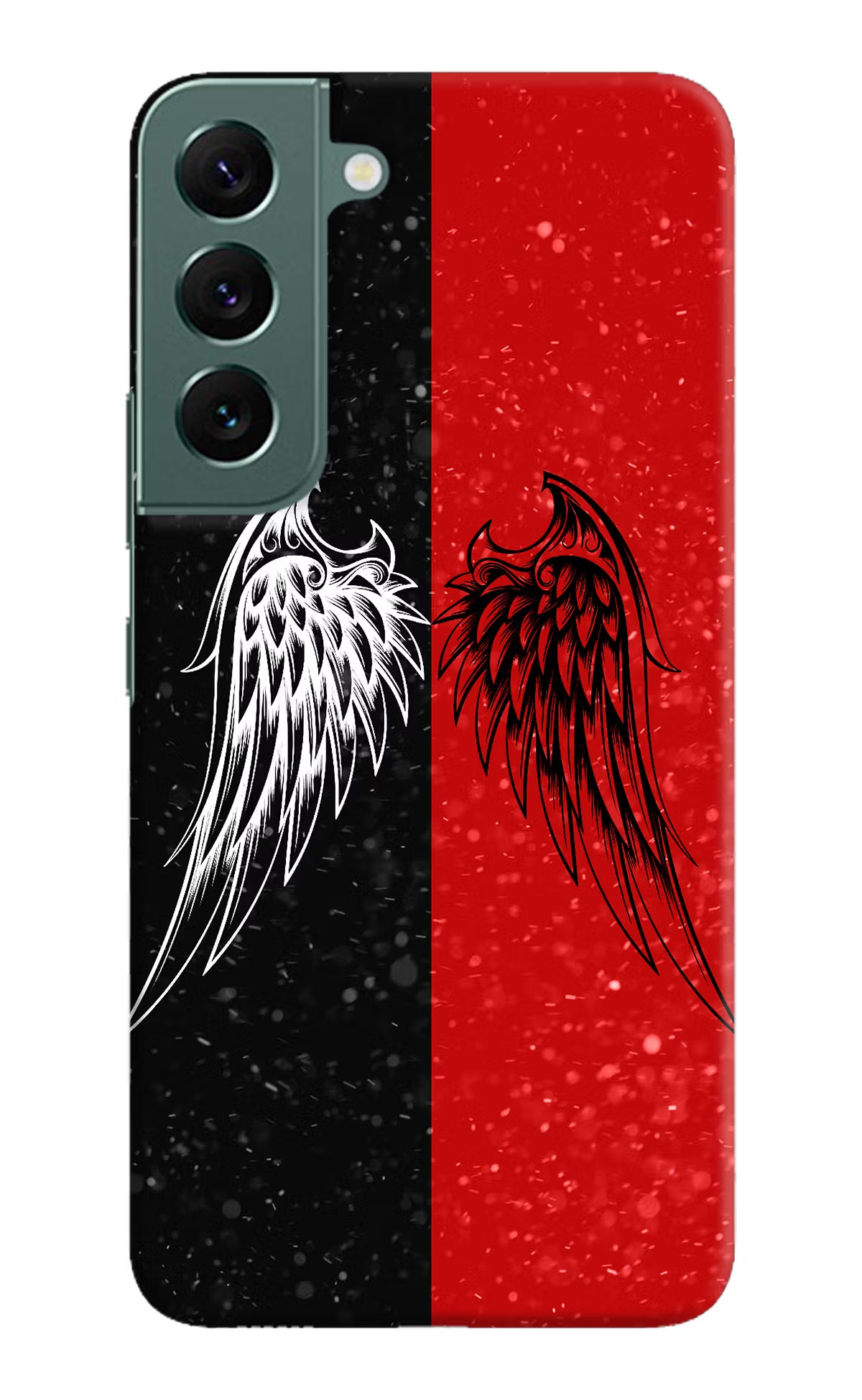 Wings Samsung S22 Plus Hard Case Back Cover by Casekaro