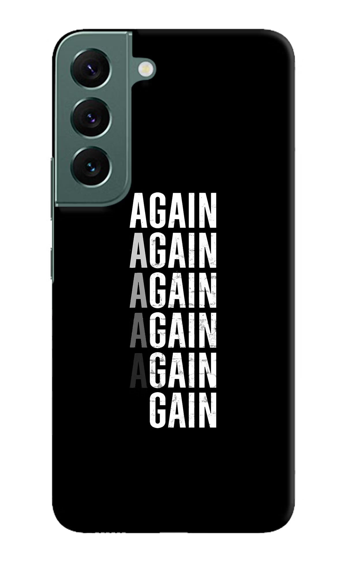 Again Again Gain Samsung S22 Plus Hard Case Back Cover by Casekaro