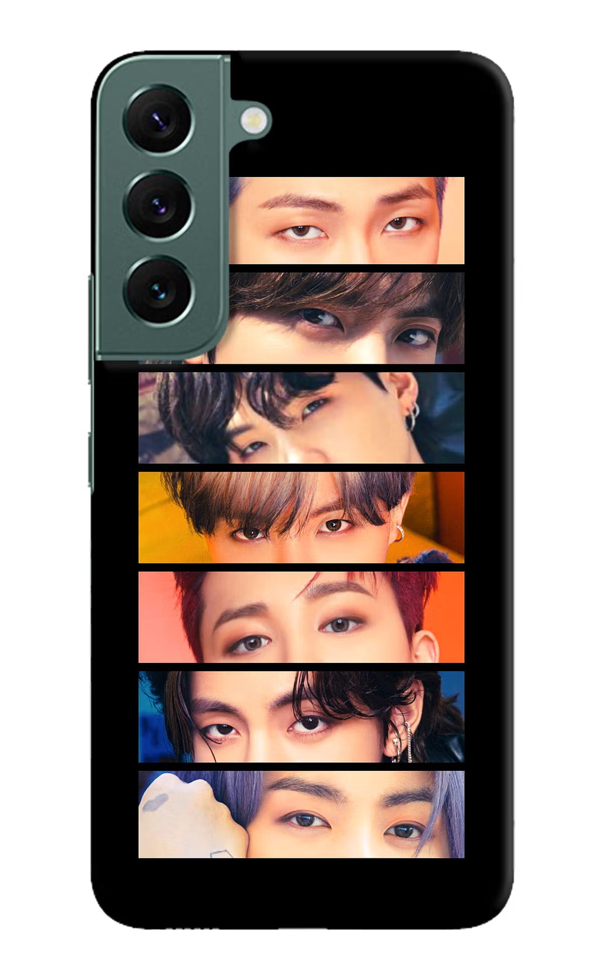 BTS Eyes Samsung S22 Plus Hard Case Back Cover by Casekaro