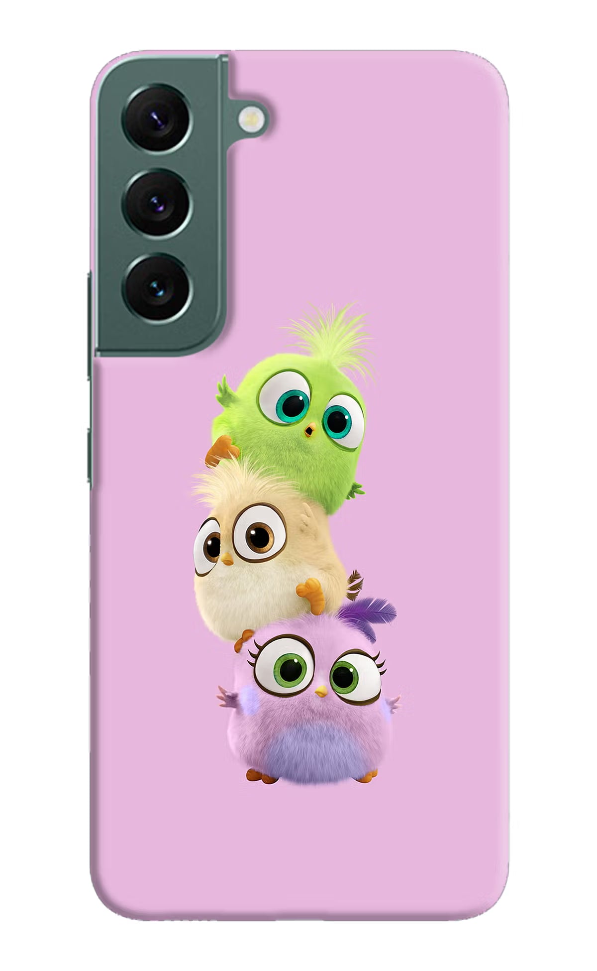 Cute Little Birds Samsung S22 Plus Hard Case Back Cover by Casekaro