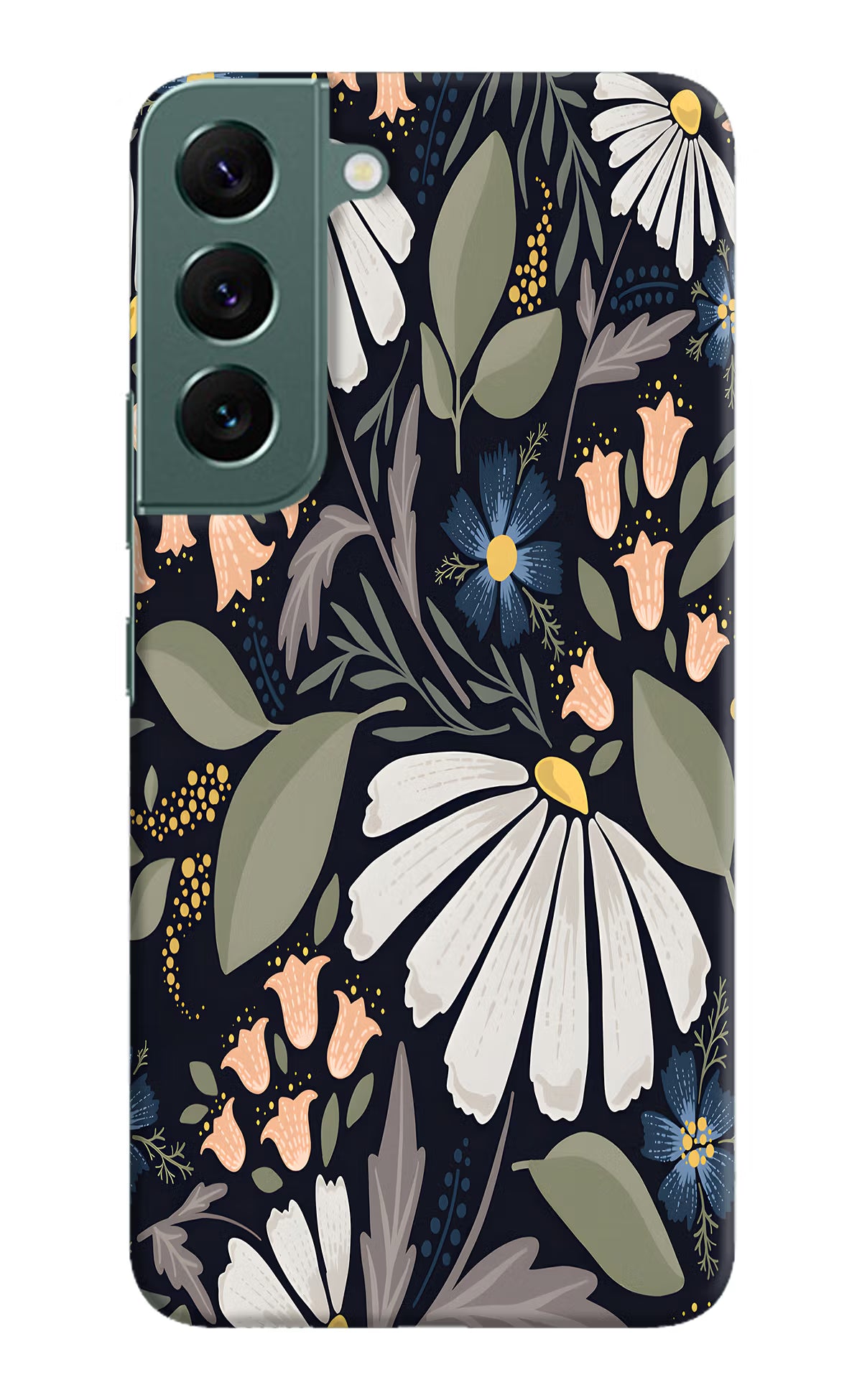Flowers Art Samsung S22 Plus Hard Case Back Cover by Casekaro