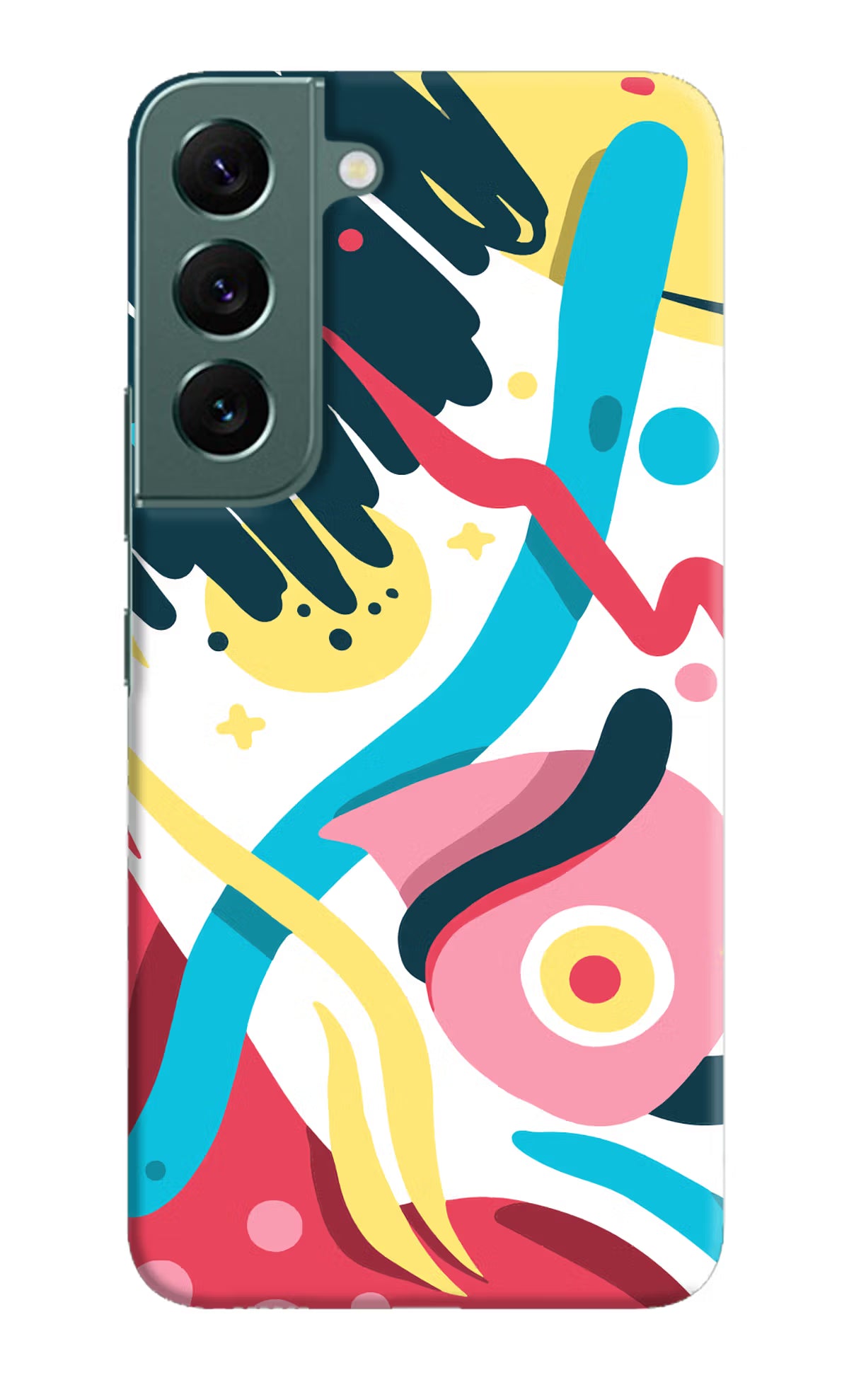 Trippy Samsung S22 Plus Hard Case Back Cover by Casekaro