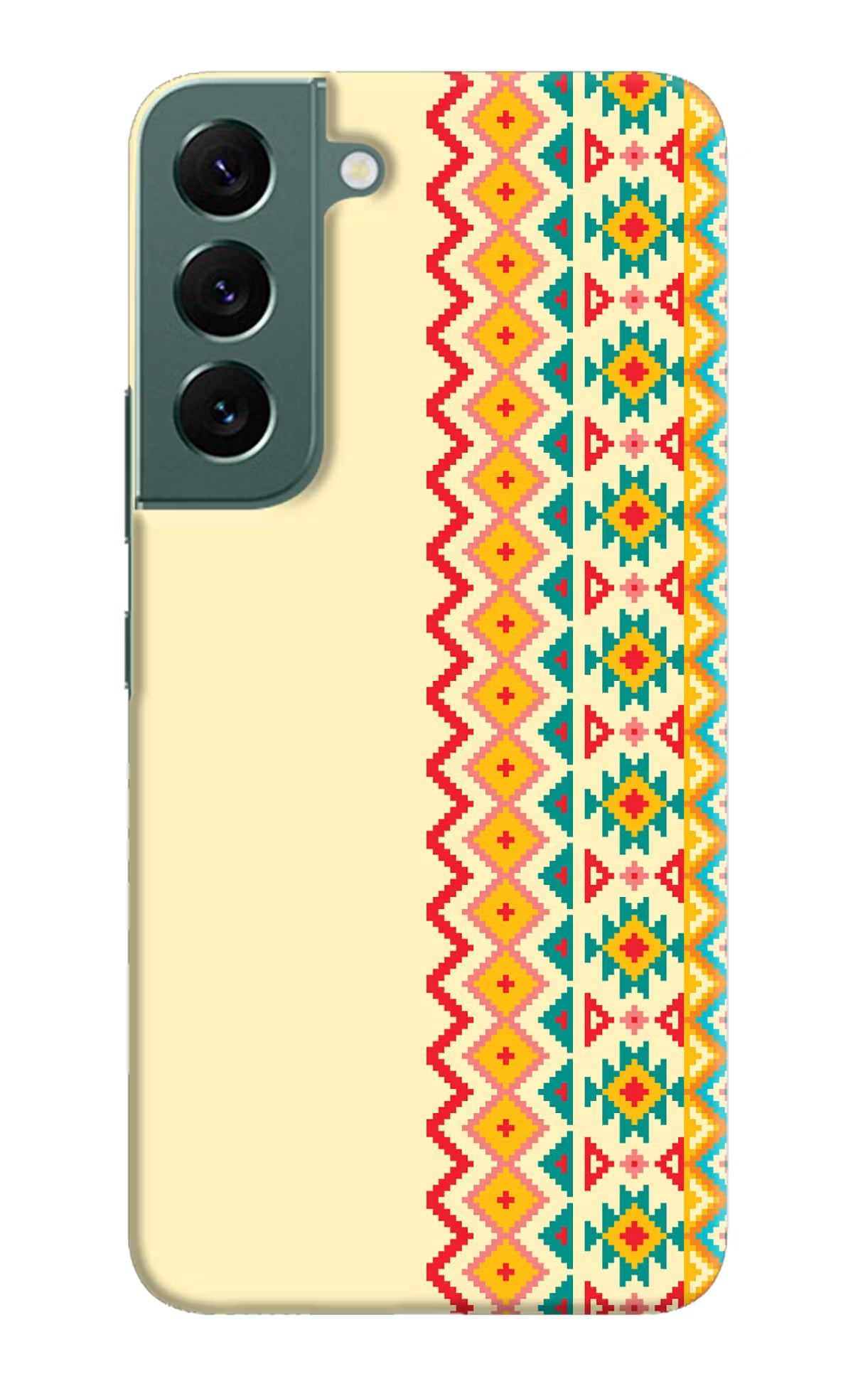 Ethnic Seamless Samsung S22 Plus Hard Case Back Cover by Casekaro