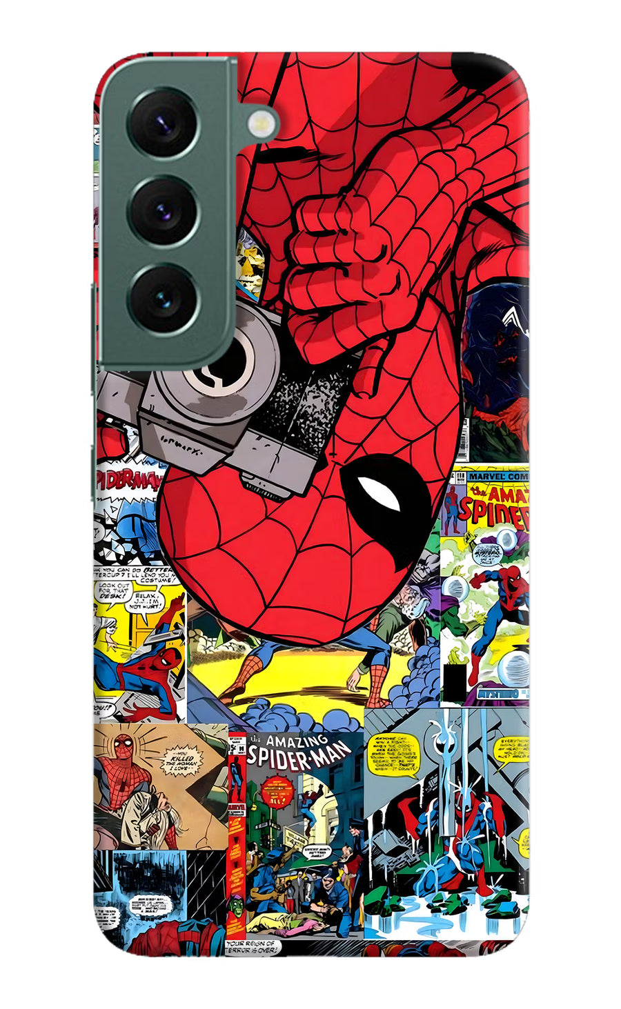 Spider Man Samsung S22 Plus Back Cover, Hard case