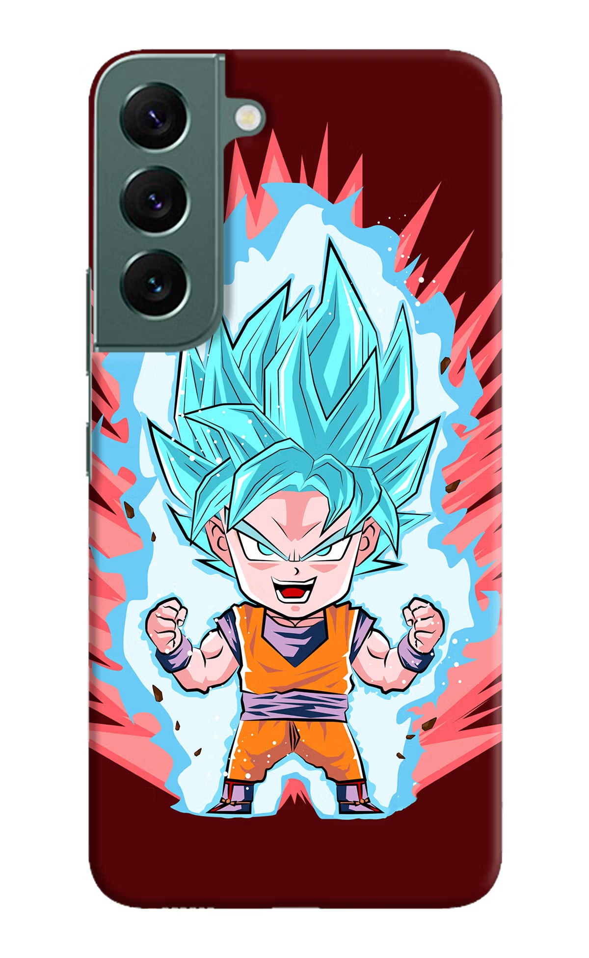 Goku Little Samsung S22 Plus Hard Case Back Cover by Casekaro