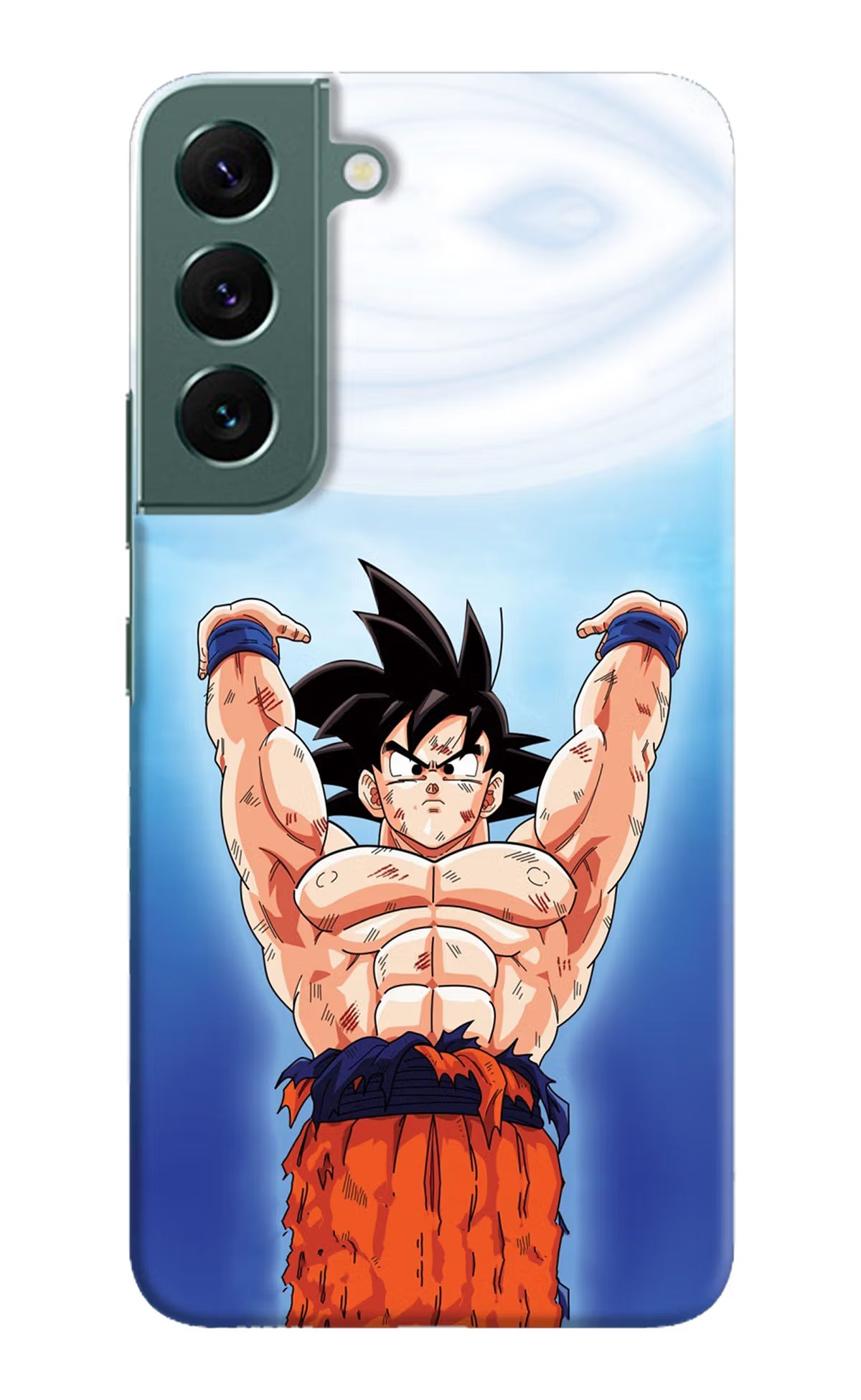 Goku Power Samsung S22 Plus Hard Case Back Cover by Casekaro