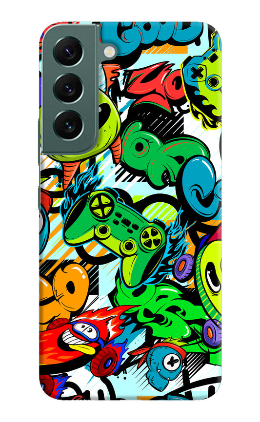 Game Doodle Samsung S22 Plus Hard Case Back Cover by Casekaro