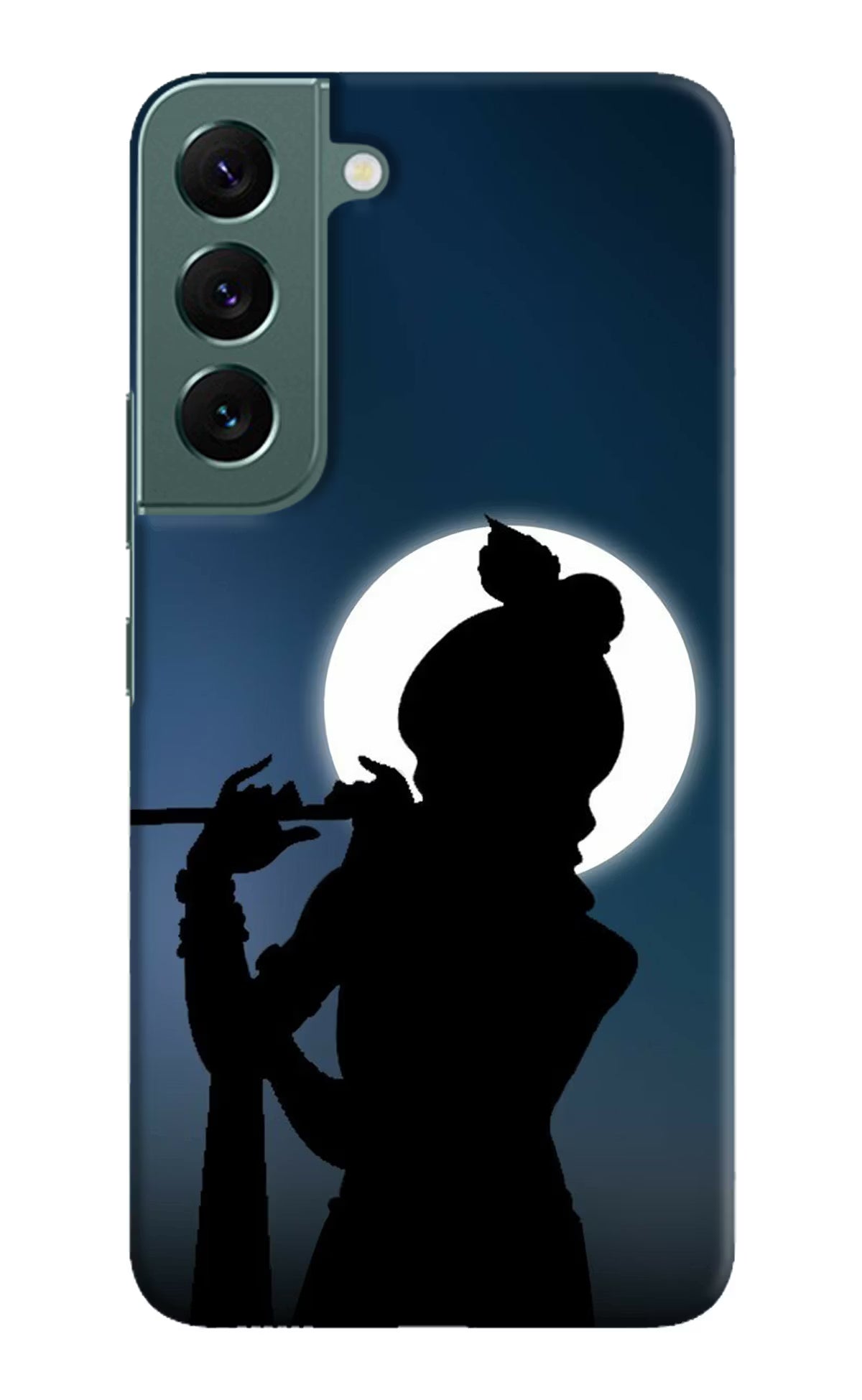 Shri Krishna Silhouette Samsung S22 Plus Hard Case Back Cover by Casekaro